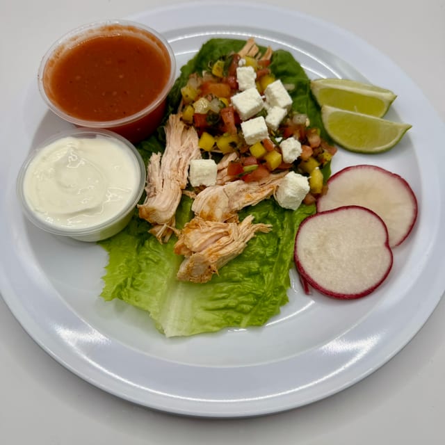 Tortilla-Less Taco.