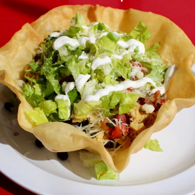 Que Onda Taco Salad.
