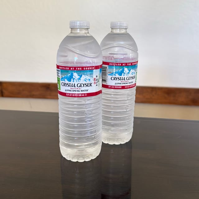 Bottled Water.