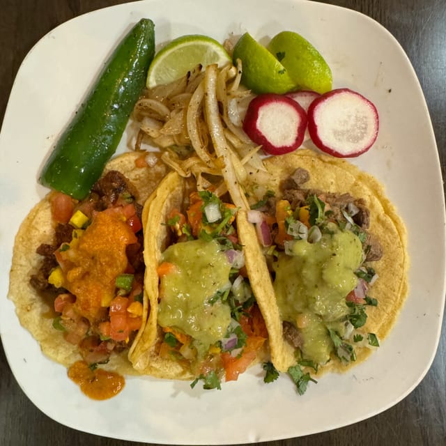 3 Street Style Tacos.