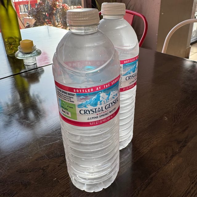 Bottled Water.